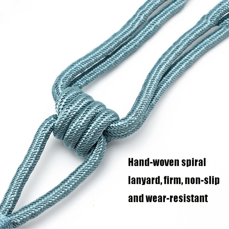 GQ017 1 Pair Curtain Tassel Hanging Ear Simple Tie Rope Hanging Ball Curtain Buckle(Dark Blue)