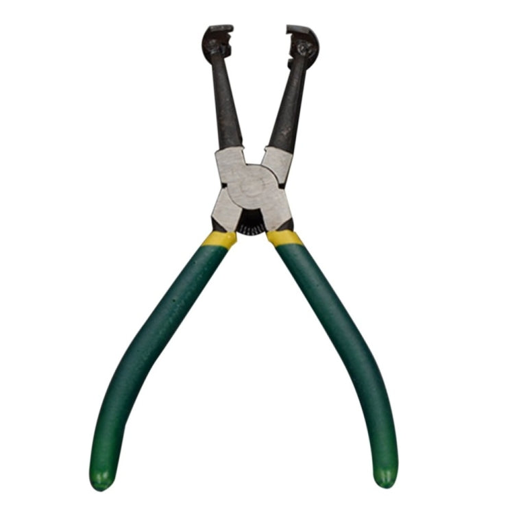 14 Rings Piston Ring Compressor Plier Clamp Remover Assembly Engine Tool Cylinder Installer Ratchet Pliers(Plastic Case with 14 Rings)