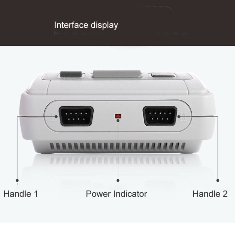 SFC620 Mini 8-Bit TV Game Console Built-In 620 Games, Supports AV Output(US Plug)