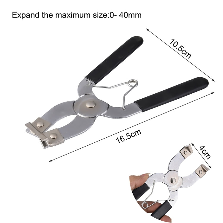 Plier Piston Ring Installer Pliers Expander Installer Remove Tool Car Hand Tools(Black)