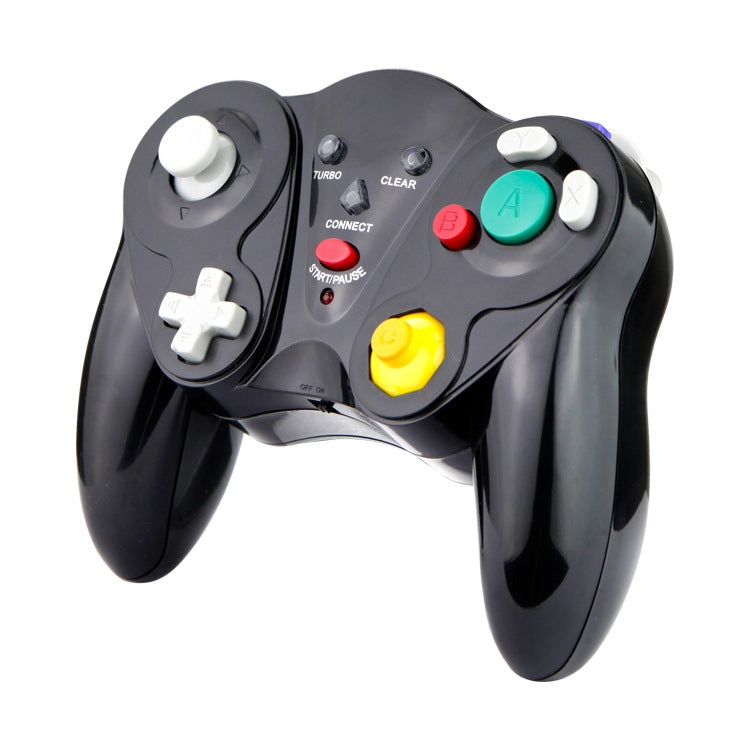 HY-5201 2.4HGz Wireless Gamepad For Nintendo NGC, Color of the product: Black