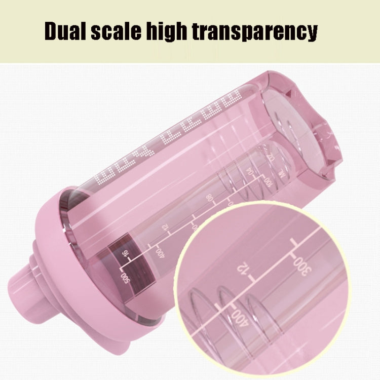 TC-1801 Milkshake Cup Plastic Fitness Sports Water Cup Shaking Cup, Colour: Pink