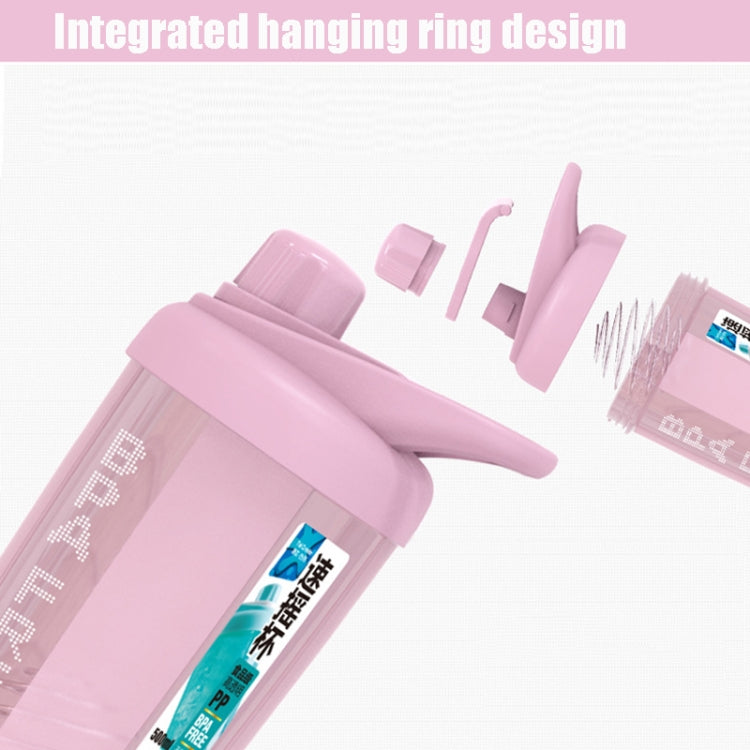TC-1801 Milkshake Cup Plastic Fitness Sports Water Cup Shaking Cup, Colour: Pink