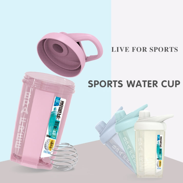 TC-1801 Milkshake Cup Plastic Fitness Sports Water Cup Shaking Cup, Colour: Pink