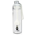 Cartoon Cat Pattern Tea Water Separation Plastic Cup With Spoon(White)