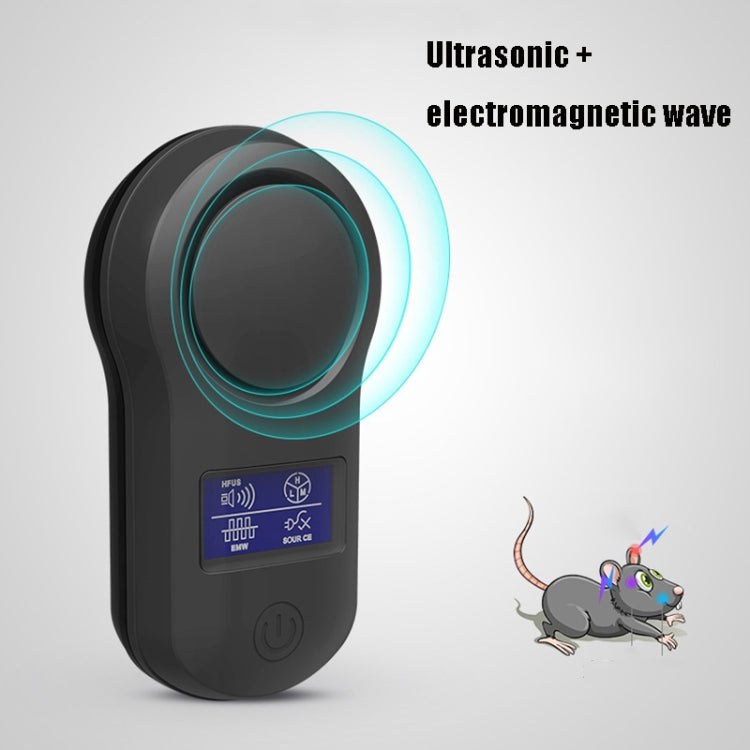 BG-305 Display Ultrasonic Insect Repellent, Product specifications: AU Plug(Black)