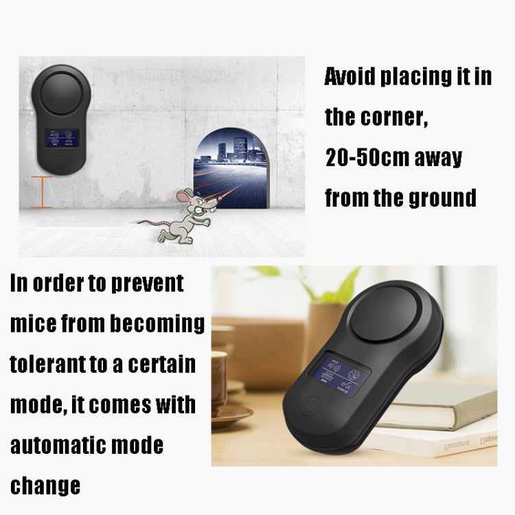 BG-305 Display Ultrasonic Insect Repellent, Product specifications: AU Plug(Black)