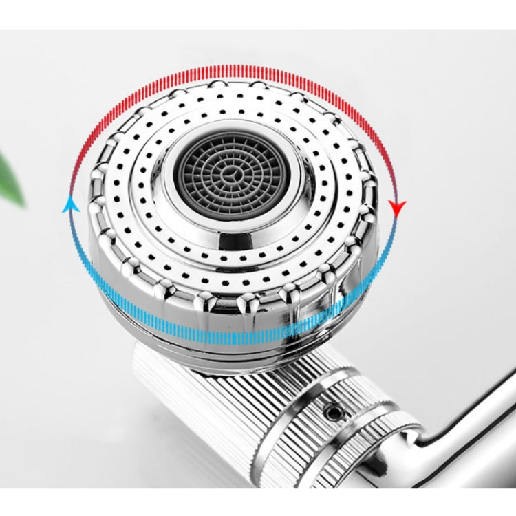 Universal Swivel Faucet Bathroom Hot & Cold Dual-Out Mode Faucet, Specification: High HT-805065-1