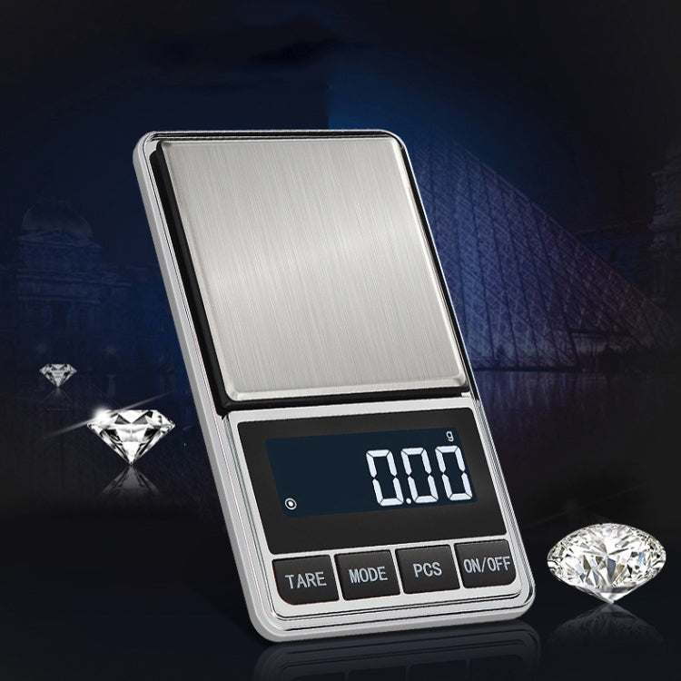 Kitchen Stainless Steel Mini Portable Scale High Precision Jewelry Scale Electronic Scale, Specification: 200g/0.01g