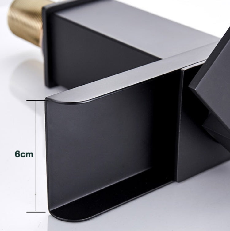 Bathroom Wide Mouth Faucet Square Sink Single Hole Basin Faucet, Specification: HT-Z6006 High Type