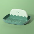 Pot Lid Rack Kitchen Countertop Finishing Storage Bracket Spatula Soup Spoon Chopsticks Rack(Green)