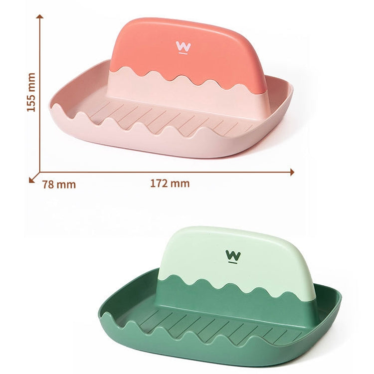 Pot Lid Rack Kitchen Countertop Finishing Storage Bracket Spatula Soup Spoon Chopsticks Rack(Green)