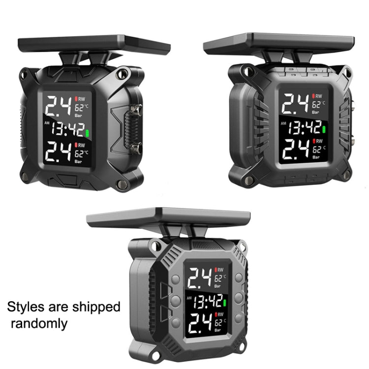 M9 Motorcycle Tire Pressure Monitor Solar Wireless External High-Precision Monitoring Waterproof Detector