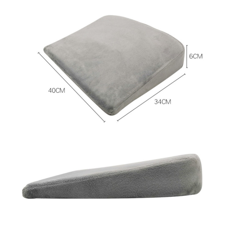 Memory Foam Infant Triangle Slope Cushion Pregnant Women Newborn Nursing Pillow, Colour: Crystal Soft Black