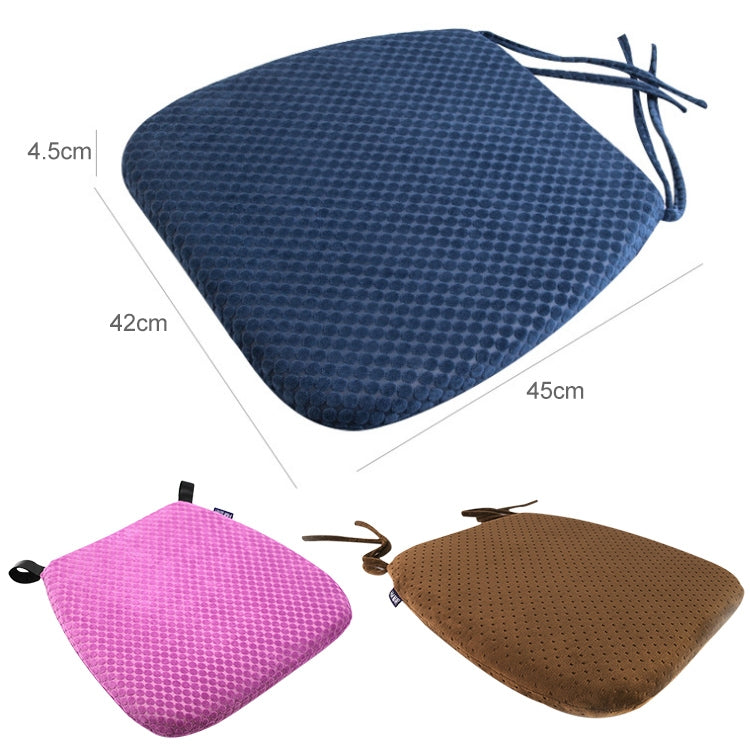 Memory Foam Thicken Stool Cushion Sofa Window Sill Bay Window Seat Cushion, Colour: Dot Paste (Purple)
