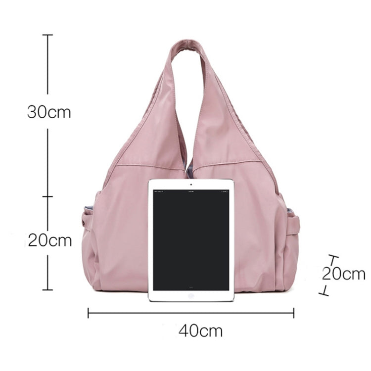 Female Dry And Wet Separation Sports Gym Bag Handbag Duffel Bag Short Distance Light Swimming Bag(Light Blue)