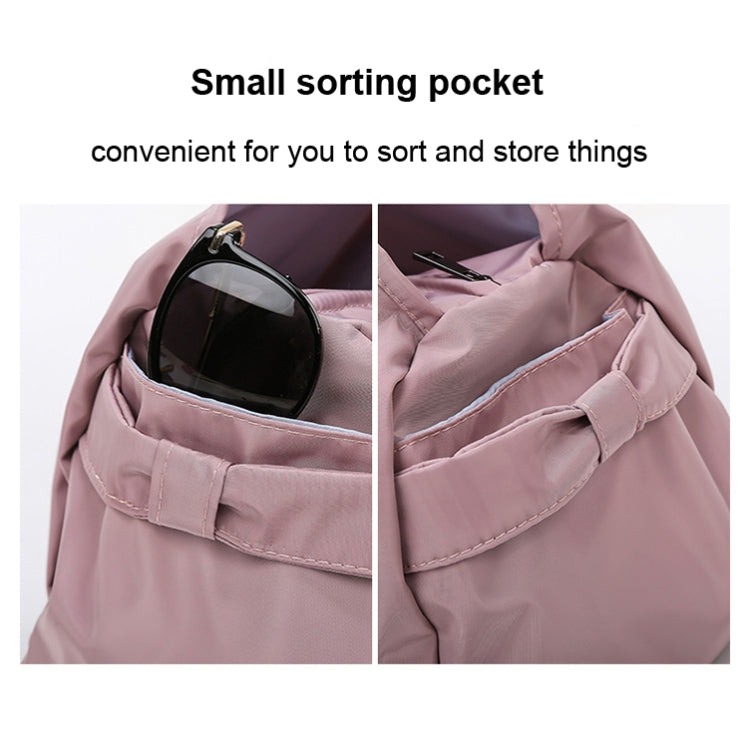 Female Dry And Wet Separation Sports Gym Bag Handbag Duffel Bag Short Distance Light Swimming Bag(Black)
