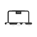 Iron Door Rear Hook Rack Hanger Hook Creative Bathroom Kitchen Hook(Black)