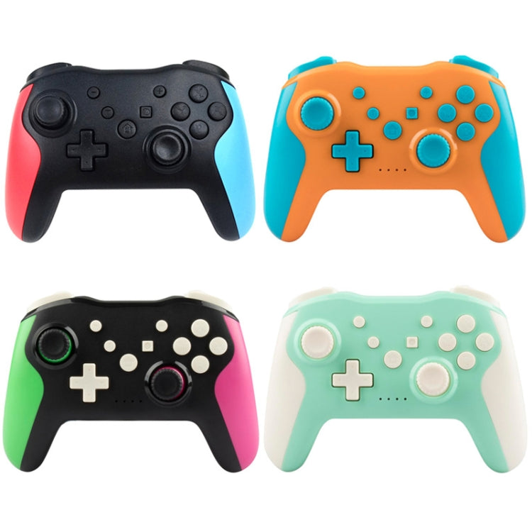 NS009 6-Axis Vibration Burst Wireless Bluetooth Gamepad For Switch Pro(Black Blue Red)
