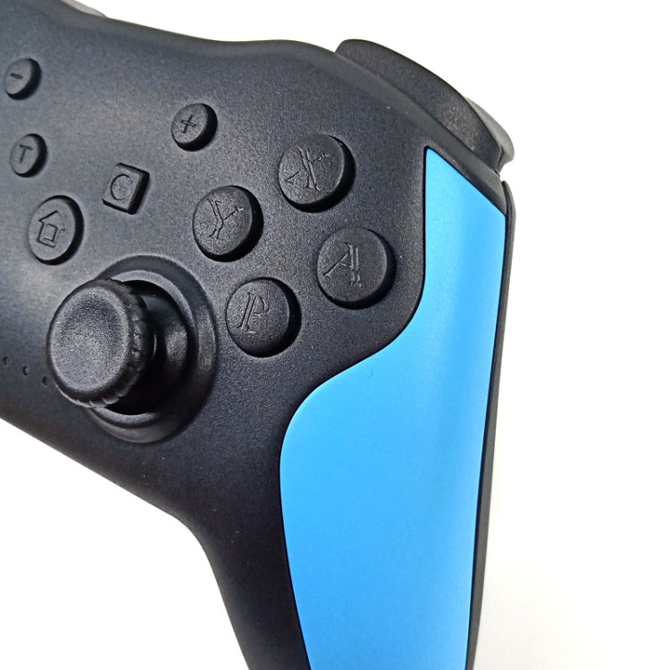 NS009 6-Axis Vibration Burst Wireless Bluetooth Gamepad For Switch Pro(Black Blue Red)