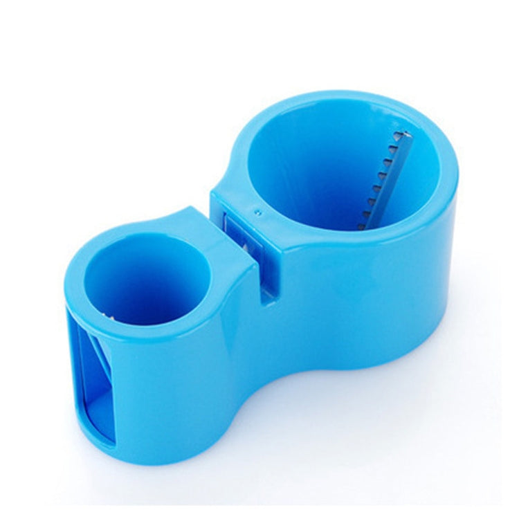 2 PCS Multifunctional Spiral Double-Headed Grater With Sharpener Kitchen Gadgets(Blue)