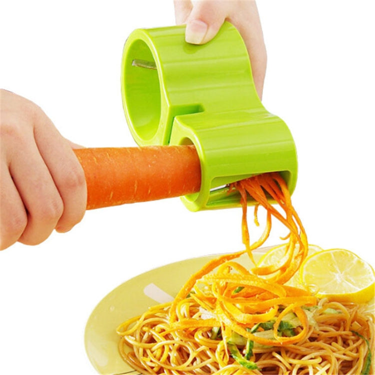 2 PCS Multifunctional Spiral Double-Headed Grater With Sharpener Kitchen Gadgets(Blue)