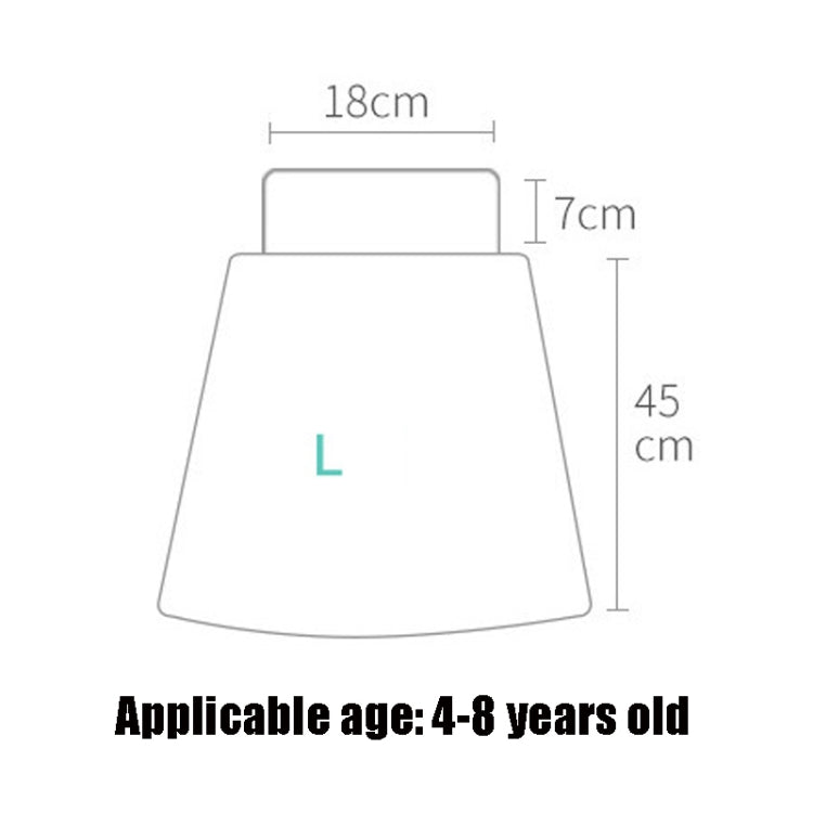 Baby Water-Proof And Leak-Proof Cloth Diapers Children Washable Cotton Cloth Bed-Wetting Skirt Pants, Colour: L(Colorful Bunny)