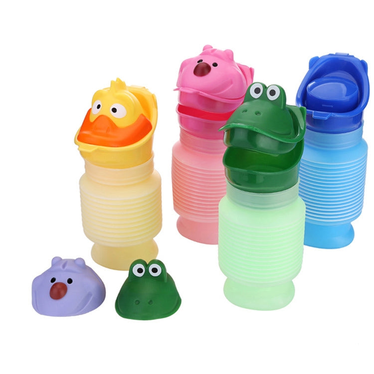 Portable Child Adult Car Outdoor Emergency Urinal(Green Frog)