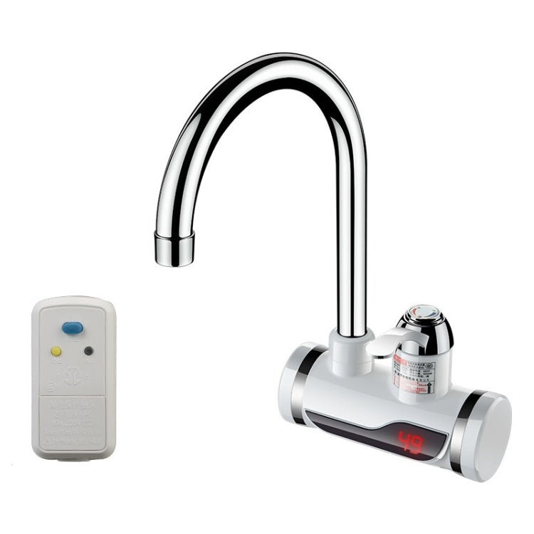 Kitchen Instant Electric Hot Water Faucet Hot & Cold Water Heater CN Plug Specification: Digital Leakage Protection Side Water Inlet