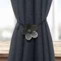 F025 Punch-Free Magnet Curtain Strap Curtain Buckle(Black)