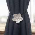 F025 Punch-Free Magnet Curtain Strap Curtain Buckle(Silver)
