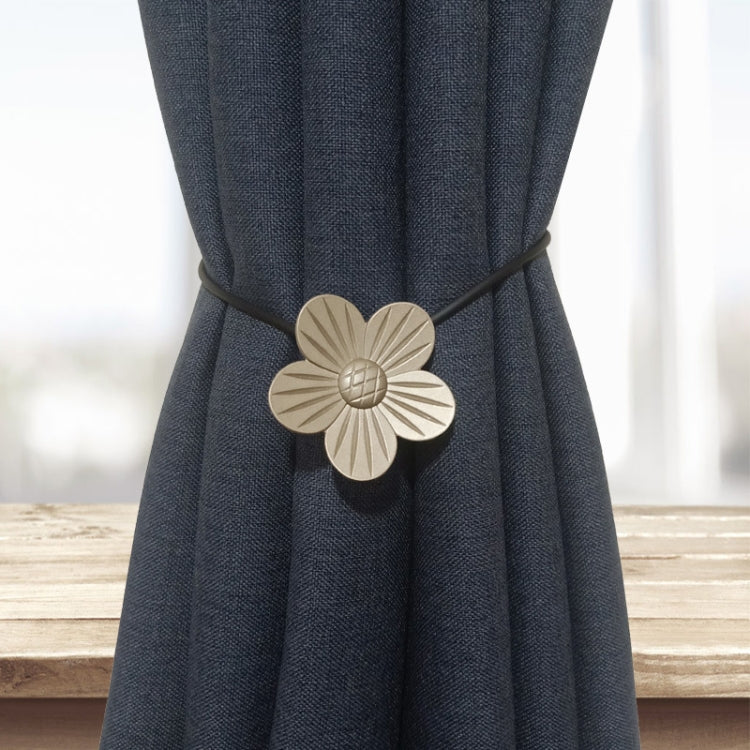 F025 Punch-Free Magnet Curtain Strap Curtain Buckle(Nickel)