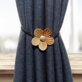 F025 Punch-Free Magnet Curtain Strap Curtain Buckle(Golden)