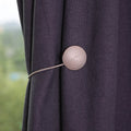 E003 Metal Curtain Magnetic Buckle Strap Curtain Clip Bedroom Living Room Free Perforated Curtain Buckle(Silver)