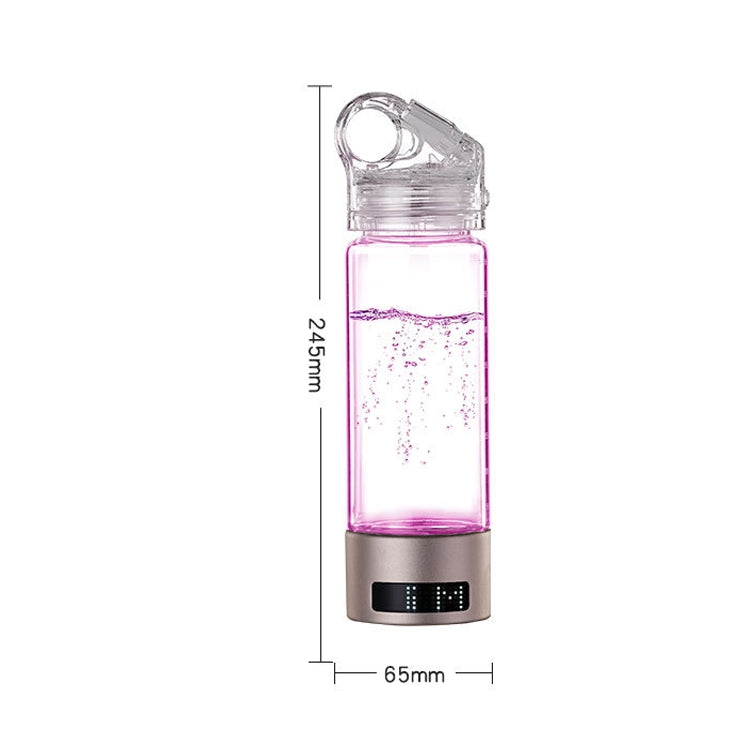 Hydrogen-Rich Water Cup Hydrogen Absorption Glass Cup with LED Light(English Version)