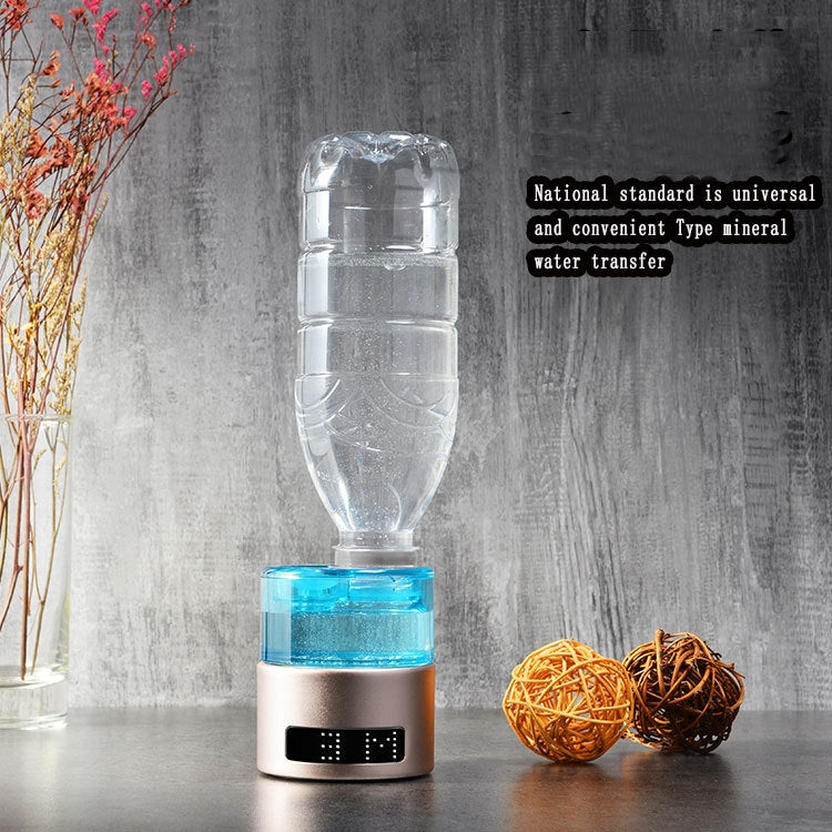 Hydrogen-Rich Water Cup Hydrogen Absorption Glass Cup with LED Light(English Version)