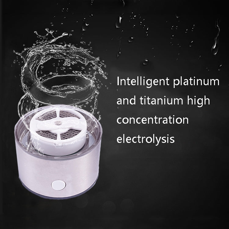 Portable Health Hydrogen-Rich Water Cup High-Concentration Negative Ion Electrolysis Generator, Capacity: 450ml(Golden)