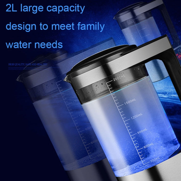 2L Heating Constant Temperature Hydrogen-Rich Water Machine Micro-electrolysis Water Kettle, EU Plug