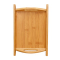 Bamboo Binaural Tea Set Tray Bread Display Tray, Size: 43x30.5cm