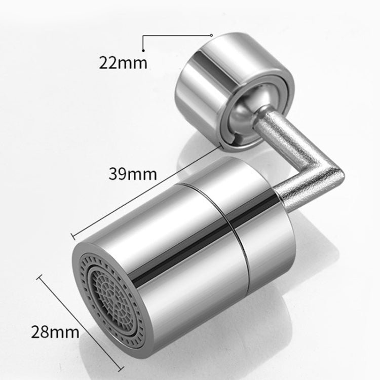 720-Degree Universal Rotating Faucet Anti-Splash Spout Filter Dual-Function Faucet, Specification: Two Sections