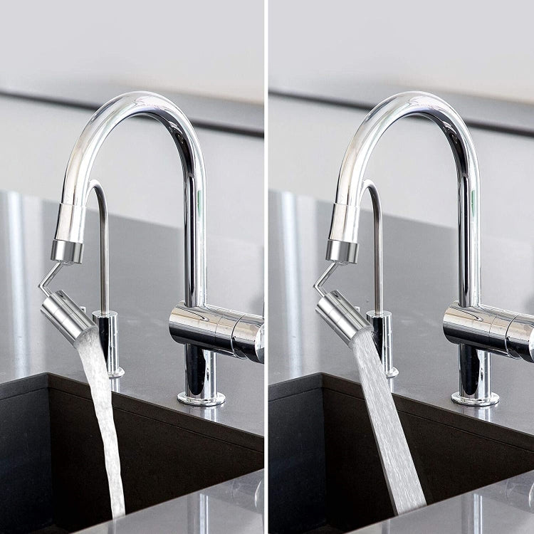 720-Degree Universal Rotating Faucet Anti-Splash Spout Filter Dual-Function Faucet, Specification: Two Sections
