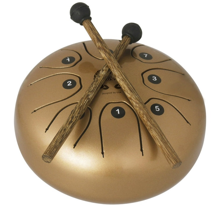 MEIBEITE 5.5-Inch C-Tune Sanskrit Drum Steel Tongue Empty  Worry-Free Drum(Purple)