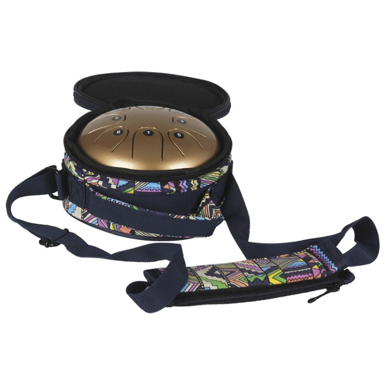 MEIBEITE 5.5-Inch C-Tune Sanskrit Drum Steel Tongue Empty  Worry-Free Drum(Red)