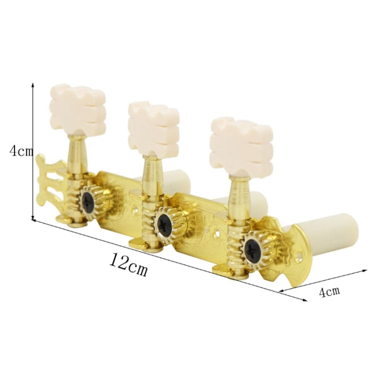 Guitar Knob Gear Type Snap Pegs Alloy Base Knobs(Y-03)