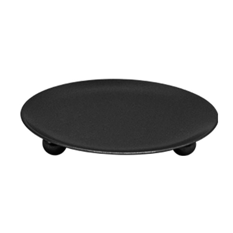 European Romantic Iron Geometric Candle Holder Table Decoration, Size: Small(Black)