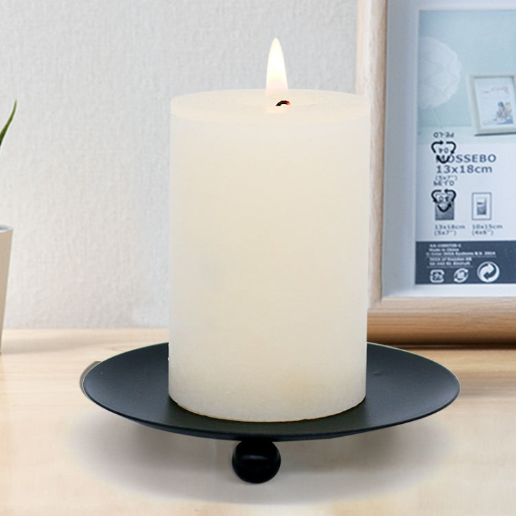 European Romantic Iron Geometric Candle Holder Table Decoration, Size: Small(Golden)