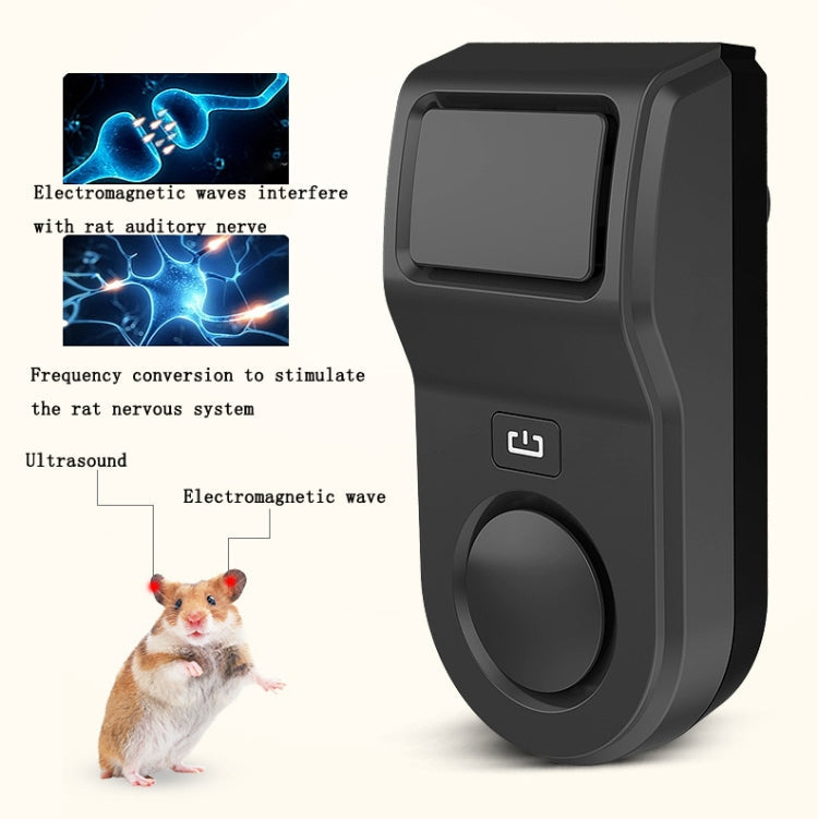 BG-303 Smart Frequency Conversion Household Ultrasonic Insect / Mosquito / MouseRepellent, Product specifications: US Plug 110V(Black)