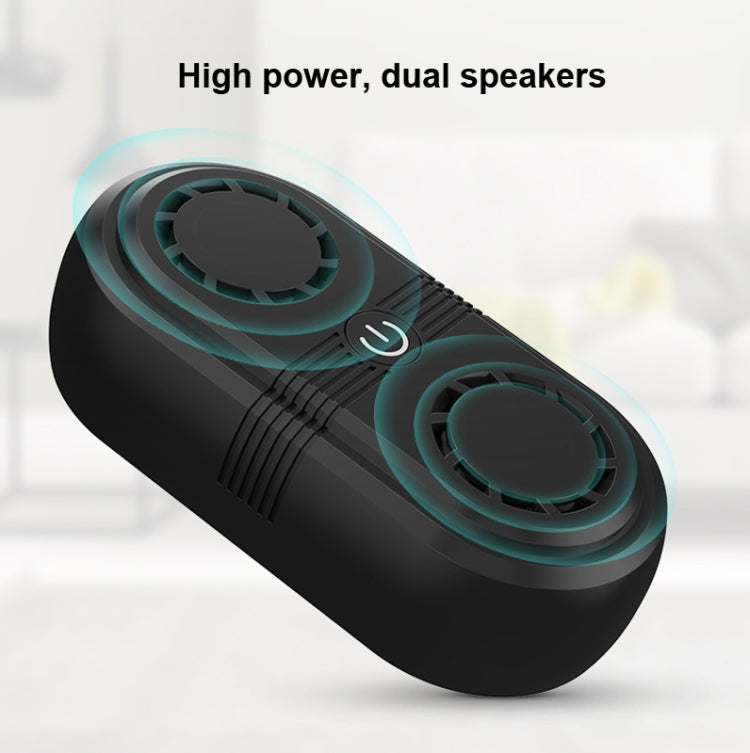 BG307 Ultrasonic Mole Repellent Mosquito Repellent Household Indoor Double Horn Electronic Insect Repellent, Plug Type:  EU Plug 220V(Black)