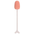 Long Handle Vertical Cup Brush Baby Bottle Sponge Cleaning Brush, Length: 29cm(Pink)