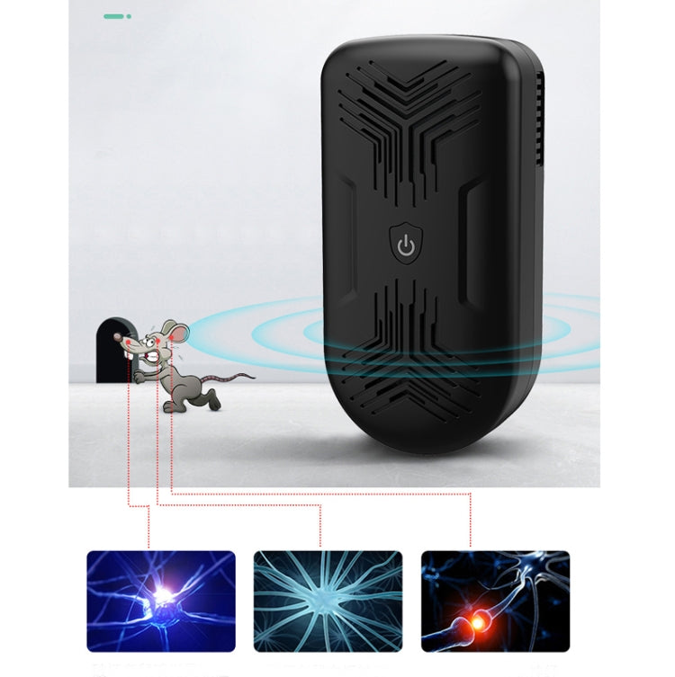 BG309 Ultrasonic Mouse Repeller Mosquito Repeller Electronic Insect Repeller, Product specifications: AU Plug 220V(Black)